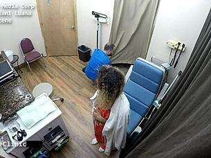 Teen 18+ Kalani Luana in Latex Gloves Handcuffed Bent Over Fucking for Cash