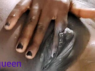 Juicy weekend turns into squirting submission with big black cock. Can you handle the intense homemade action?