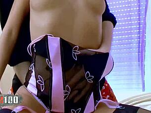 Mature Romanian milf Soraya Rico rides Terry Kemaco in passionate anal session