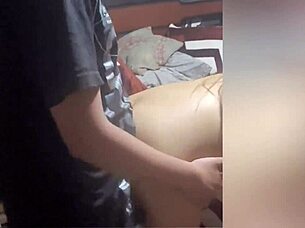 the college girl panicked about her boyfriend discovering the wild party escape with her friend leading to intense ripped-clothes action and tight pussy pounding.