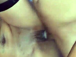 Hey, you think this ebony bbw with big tits and hairy pussy can handle hardcore anal and orgasm in amateur interracial assfucking?