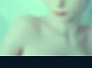 oh wow, this horny android is reverse cowgirl riding that huge boner deep in her ass