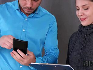 Why Does This Delivery Girl's Unexpected Ass-Licking Make the Guy So Thrilled?