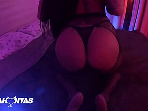 i wrecked that brunette's ass until i came all over it