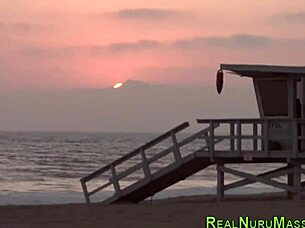 The nuru masseuse gets her mouth filled with jizz in this hardcore asian group session.