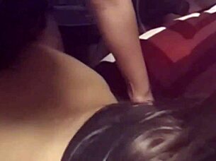 the college girl panicked about her boyfriend discovering the wild party escape with her friend leading to intense ripped-clothes action and tight pussy pounding.