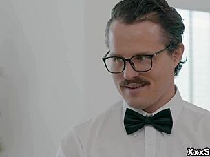 Robby, dive under my wedding dress and hide completely!