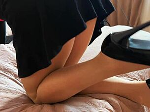 filthy amateur wife gets drenched in messy cum from kinky facial compilation