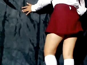 mexican schoolgirl sends homemade video masturbating tight ass to creampie after class