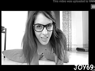 Gal, why stimulate those mounds and twat alone?