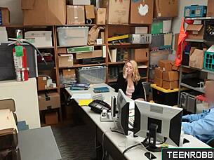 Narrative-Neutral slut teen 18+ shoplifter zoe parker blows officers big cock not to go to jail - teen 18+robbers com