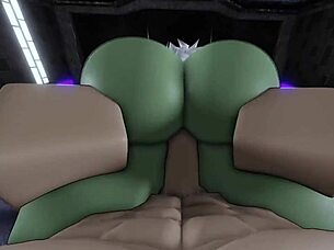 best breeding session unfolds as fat ass goblin slut rides monster cock for creampie in wild action