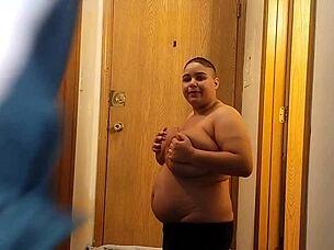 i can't resist sucking that huge cock before he fucks my ear and fills it with hot cum