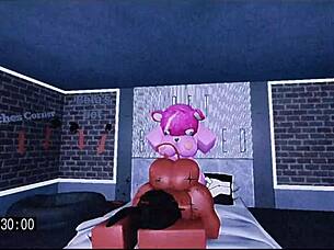 Roblox team leader futa engages in detailed futanari action with intense roleplay and transformations