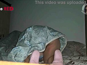 Wife's alone at home and scared, so she calls a friend to stay with her 😏