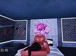 Roblox team leader futa engages in detailed futanari action with intense roleplay and transformations