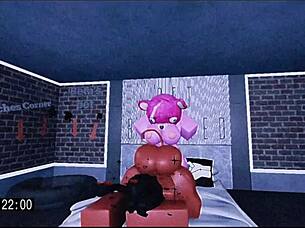 Roblox team leader futa engages in detailed futanari action with intense roleplay and transformations