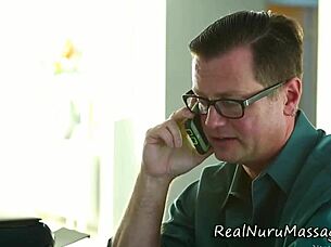 Raw Oriental Masseuse Cummed