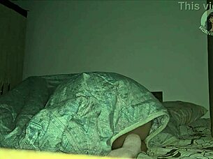 Wife's alone at home and scared, so she calls a friend to stay with her 😏