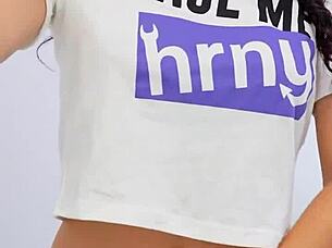 Who knew this sexy amateur Latina teen could masturbate so wildly on the phone?