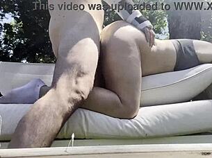 Local Bunny Sucks Hard Cock