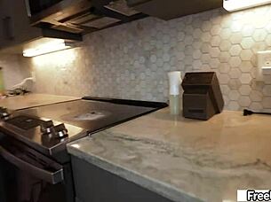 o-oh gosh, i'm the maid slimthick vic, bent over for boss ike diezel... ch-choking on his commands while he pounds me doggystyle in my skirt!