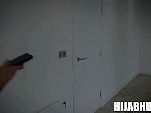 super busty muslim hijab milf aaliyah yasin handles marcus london's demands in a tense british arab reality encounter for cash