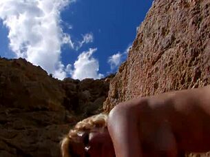 What If the Hottest Latina Spanish Nympho Milf Whore Housewife Gets Banged Passionately on the Beach Outdoors?