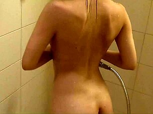 why not soap up my amazing slim body with petite tits and tight pussy in shower?