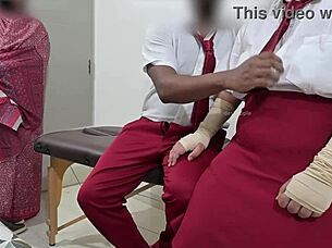 Students indulge in sex but teacher secretly watches