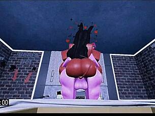 Roblox team leader futa engages in detailed futanari action with intense roleplay and transformations