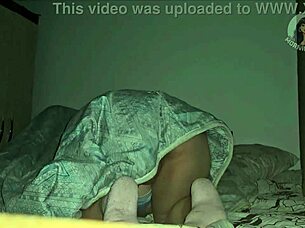 Wife's alone at home and scared, so she calls a friend to stay with her 😏