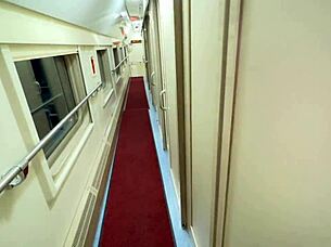 Ever Wonder Why This Brunette Teen Wakes Up On A Public Train With Deep Penetration In Her Wet Tight Pussy?