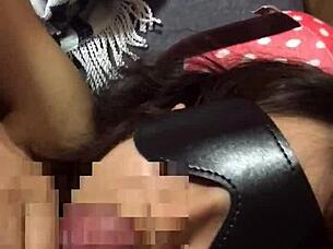 hey, you like this sexy asian wife bound and giving oral service? her tongue's working that cock like crazy in homemade bondage fun.