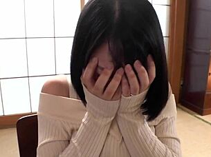 hey, why is this beautiful busty japanese milf with huge natural tits so damn cute?