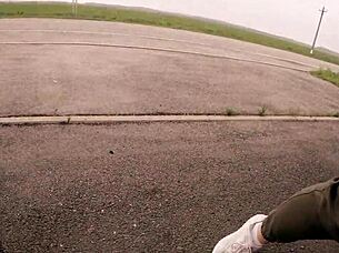 Brunette Teen Gives Risky Public Blowjob On Bus Station With Deepthroat And Cum In Mouth