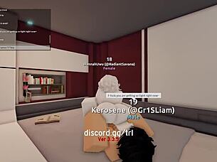 i got fucked hard and creampied by this horny guy in a roblox condo game