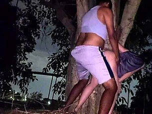 Are we really about to get caught fucking in public like this?