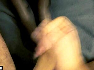 Ever Tried Cumming On Ebony Nylon Feet After Footjob