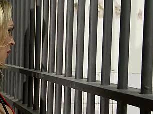 she had to get his dna sample, so after sex in cowgirl and doggystyle, the blonde in heels and stockings took it