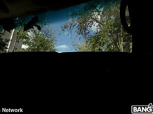 Young Shaved Beauty Rides Cock Bent Over for Cash Creampie Finish