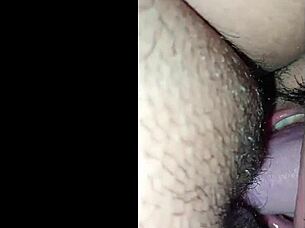 curvy lady with big tits and ass gets a rich sucking session