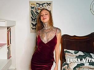 Hey, check out this tattooed hottie getting home all horny and ready to make you cum!