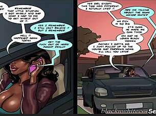 Cheating husband brutally fucks his sexy young ebony maid in the kitchen while wife is away?