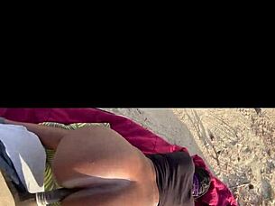 shy petite teen neighbor returns for big black cock fucking outdoors