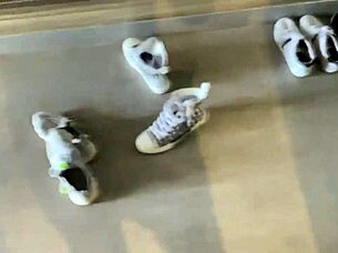 she dries her hair then casually sucks and fucks with him in a relaxed vibe