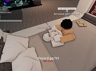 i got fucked hard and creampied by this horny guy in a roblox condo game