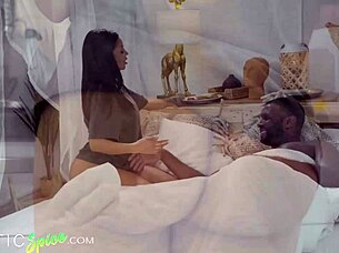 Hey check out this big ass latina milf getting romantic interracial sex with huge black cock! 🍑❤️