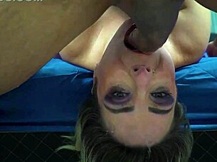 Mary RedQueen delivers a MESSY THROATFUCK with deep sloppy action and rimjob fun