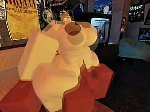 demon fucks big-ass white girl without condom in roblox condo